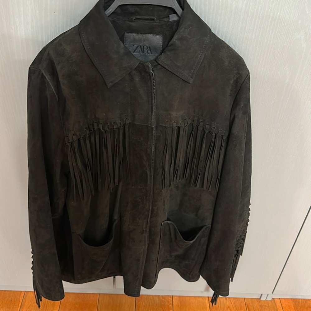 Suede blazer/ jacket